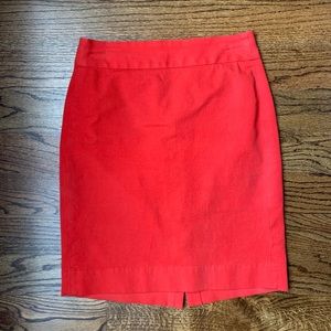 BR Red Pencil Skirt